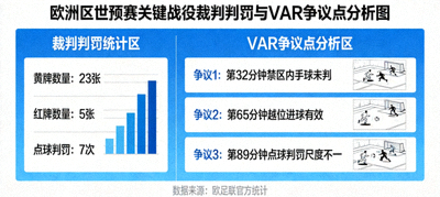 欧洲区世预赛关键战役裁判判罚与VAR争议点分析图